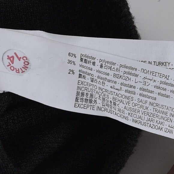 NWT Zara Soft Feel Pearl Sweater Gray Size Medium - Picture 10 of 10